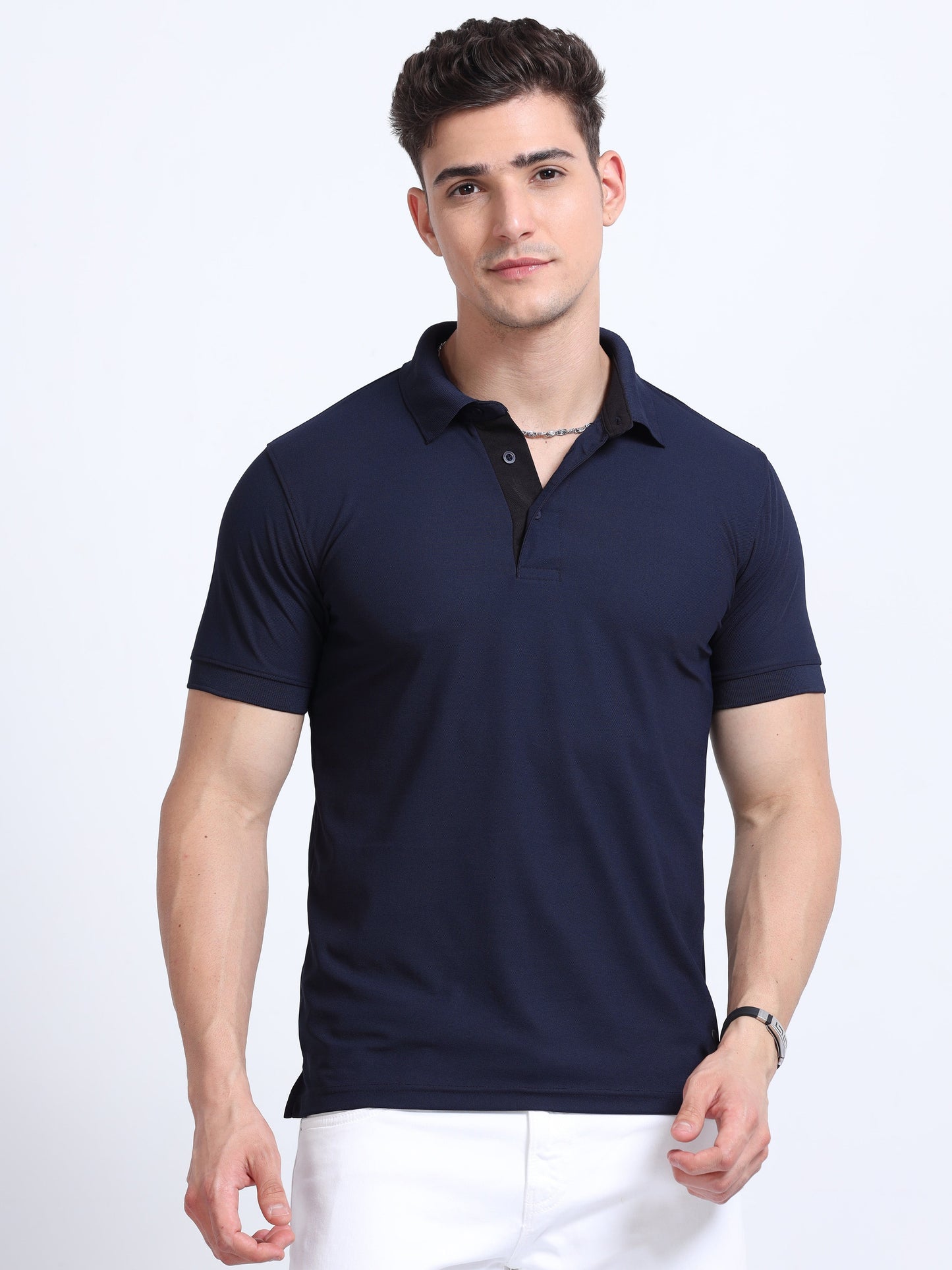 AeroPiq Polo Tshirts - Navy Blue