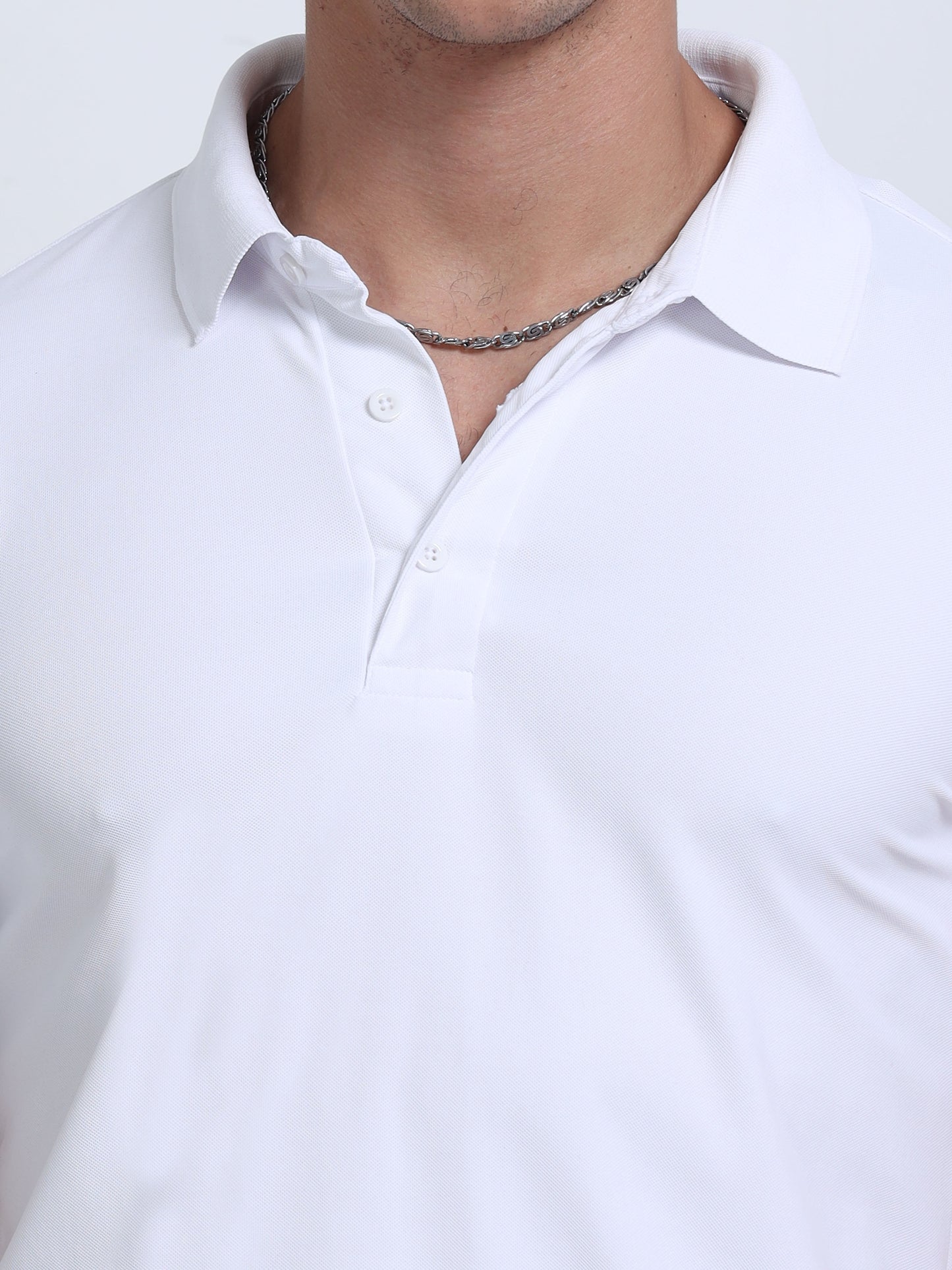 AeroPiq Polo Tshirts - White