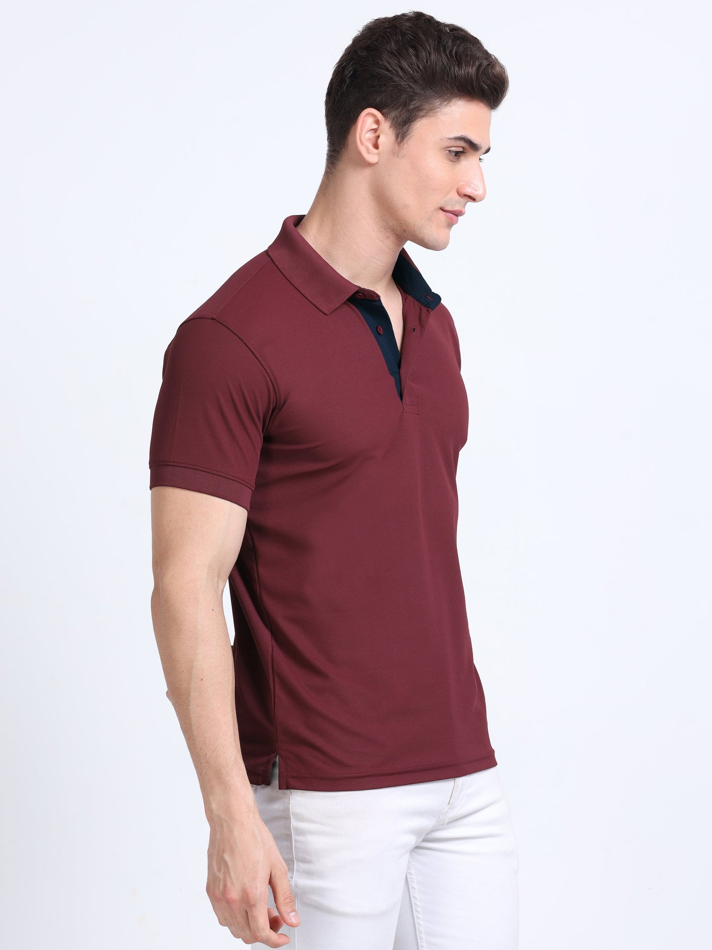 AeroPiq Polo Tshirts - Maroon