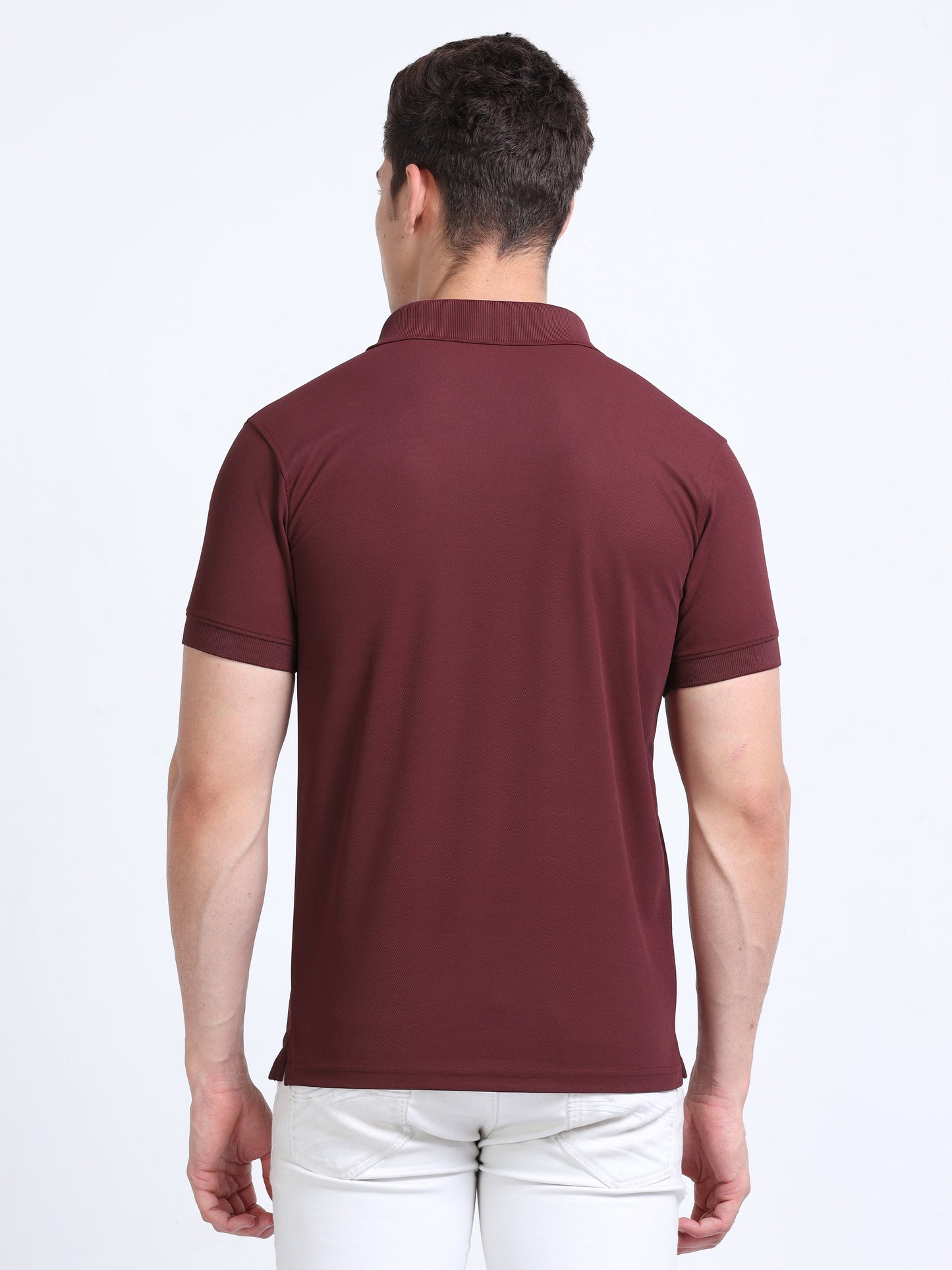 AeroPiq Polo Tshirts - Maroon