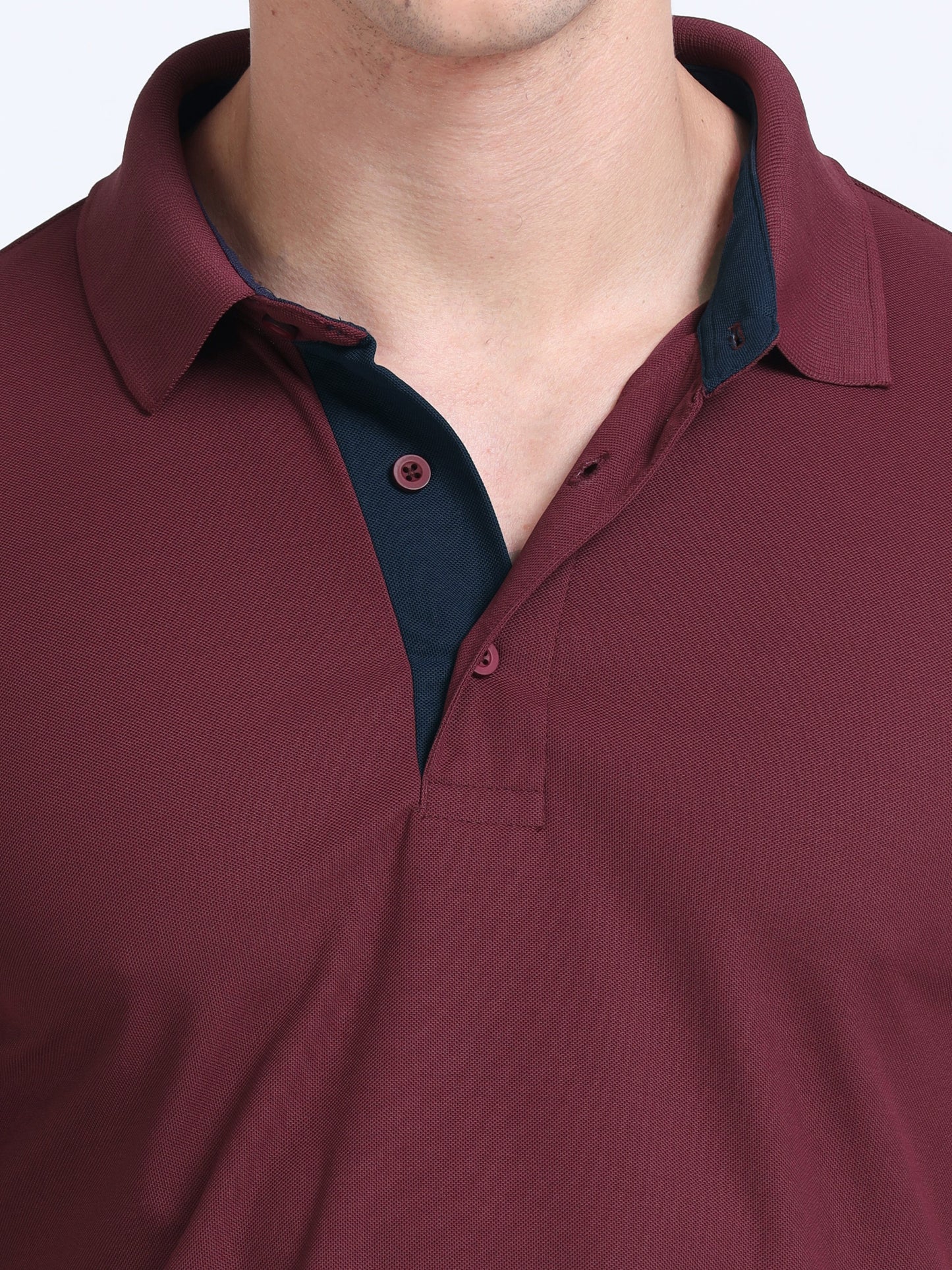 AeroPiq Polo Tshirts - Maroon