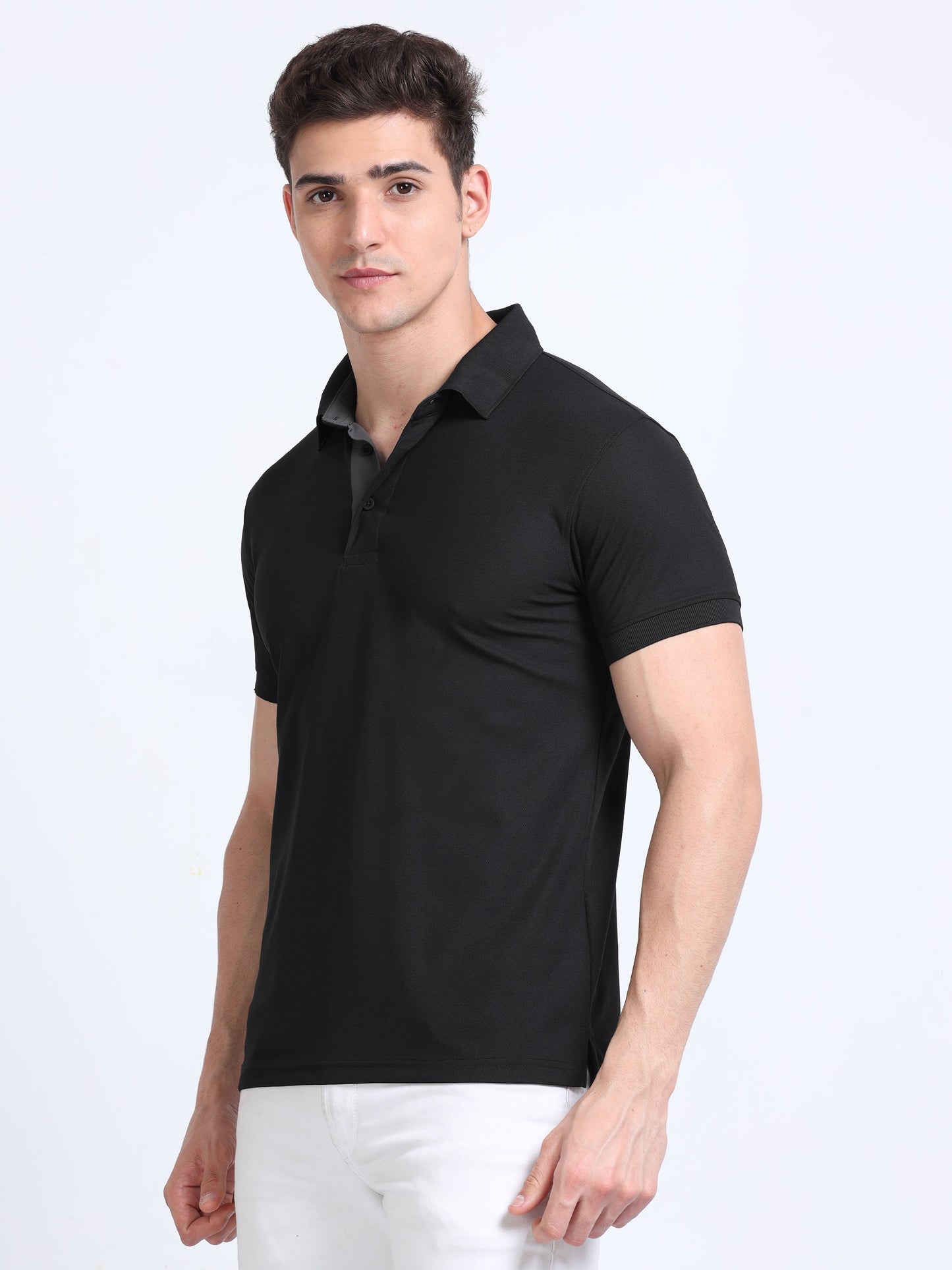 AeroPiq Polo Tshirts - Black