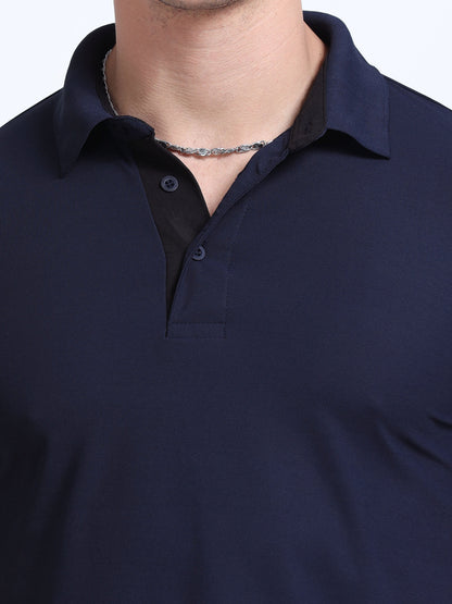 AeroPiq Polo Tshirts - Navy Blue