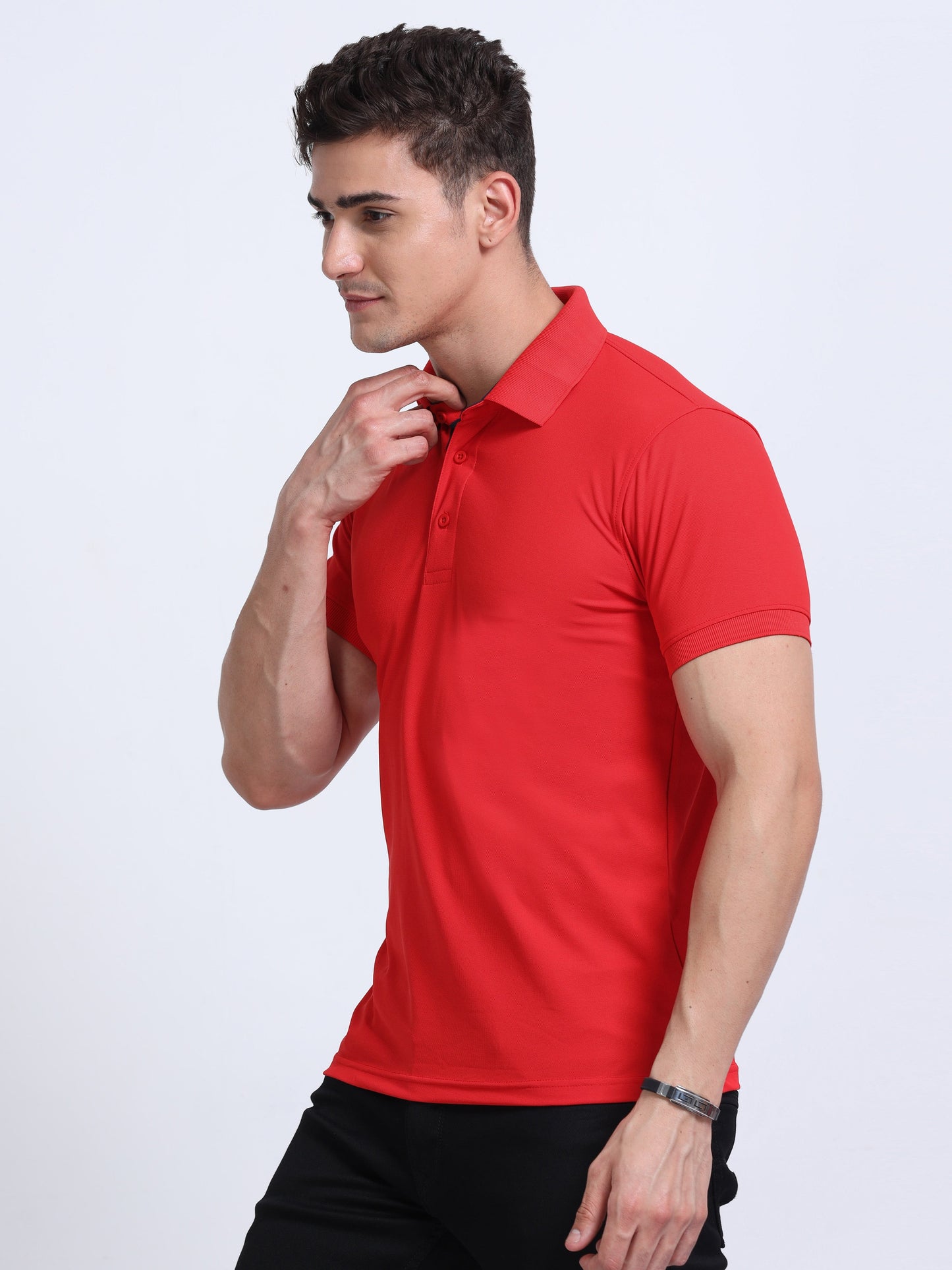 AeroPiq Polo Tshirts - Red