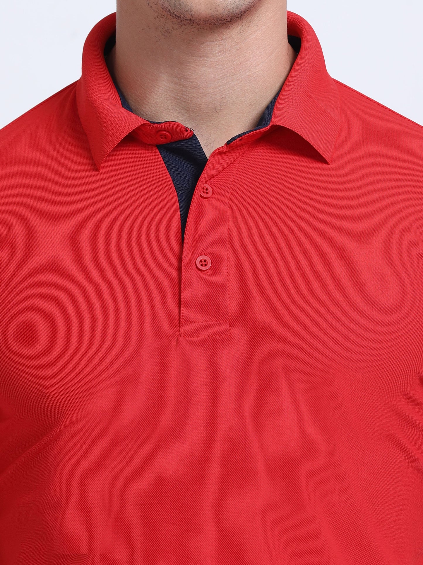 AeroPiq Polo Tshirts - Red