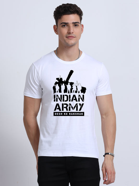 Indian Army T-Shirt – 100% Cotton | Patriotic Military Print